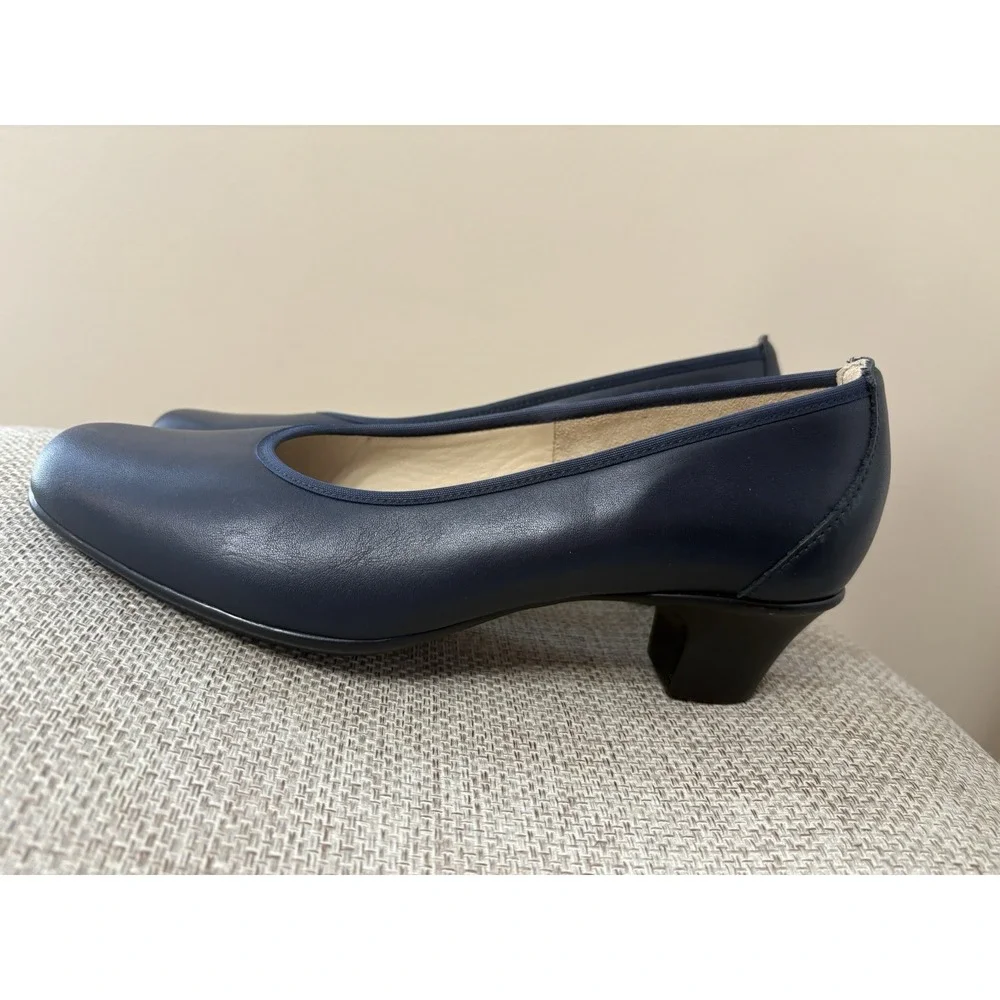SAS‎ Milano Navy Leather Pump Shoes 